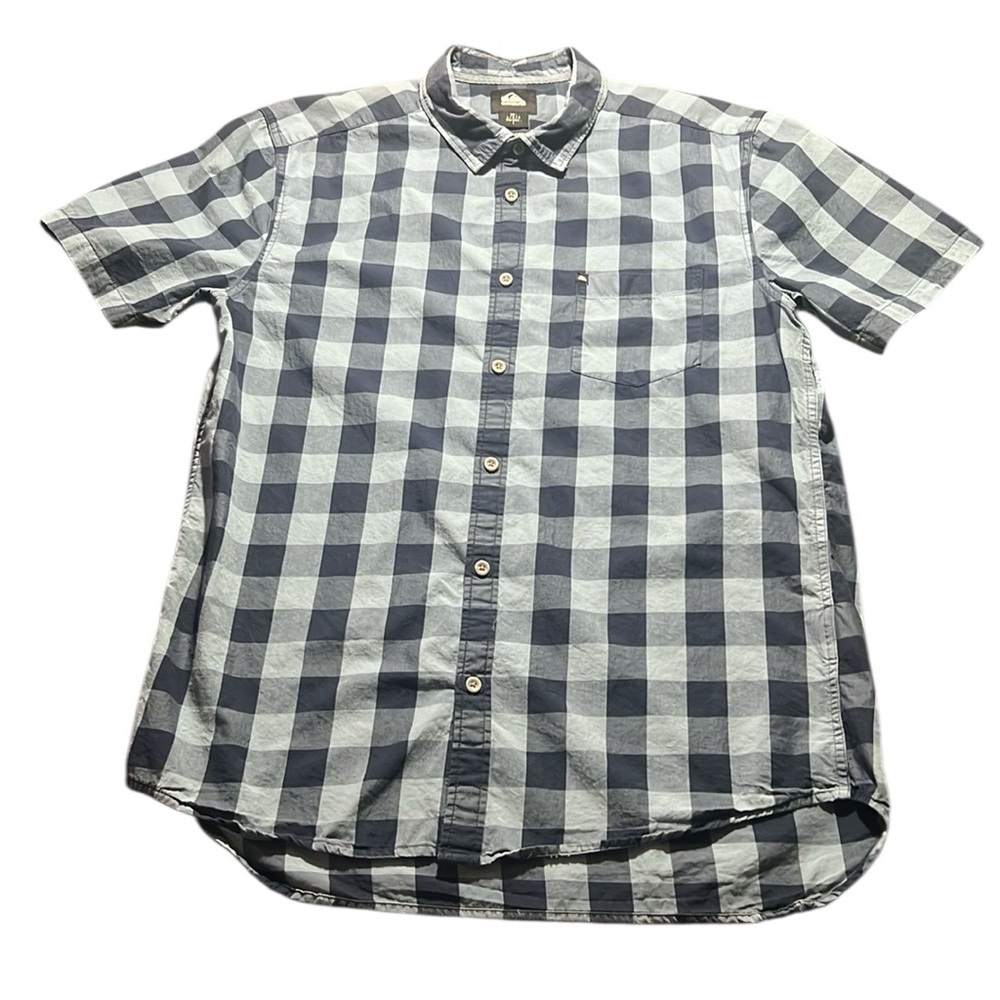 Quicksilver plaid button up